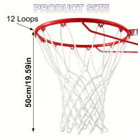Red De Baloncesto Resistente Con 12 Bucles Reemplazo Para Red De Baloncesto Al Aire Libre Red Detachable De Alta Calidad - details 0