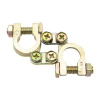 2 Piezas De Conectores De Terminales De Batería De Latón Para Coches Barco Universal RV Accesorios De Repuesto De Alta Calidad - details 0