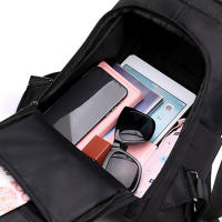 Mochila De Mujer Casual Sencilla De Color Sólido Bolso Escolar De Moda Gran Capacidad Adecuado Para Viajes Mochila De Hombro Para Dama Negro Caqui - details 26
