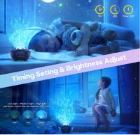 Proyector de luz nocturna para niños, proyector de luz nocturna estrellada para niños, con Bluetooth, altavoz de música, temporizador, regalo para decoración - details 3