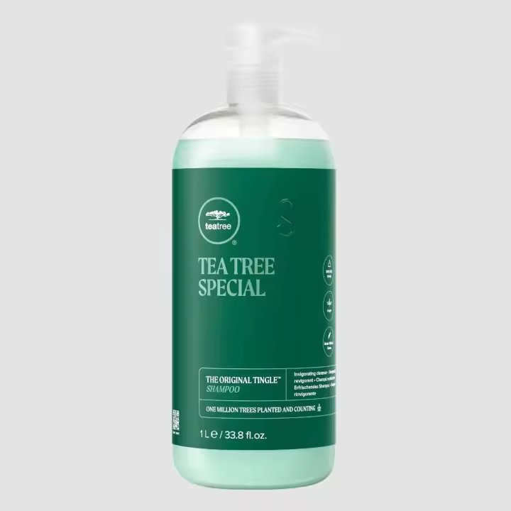 Champú Paul Mitchell Tea Tree Lemon Sage - Voluminizador y Fortalecedor para Cabello Fino de Aspecto Saludable - 1
