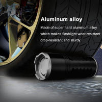 Linterna Táctica LED De Alta Potencia Recargable Por USB Con Zoom Y Batería Integrada Lámpara Fuerte Para Camping Resistente Al Agua Y Choques - details 12