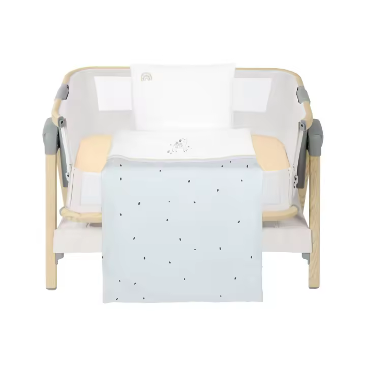 Juego de cama para minicuna 3 piezas Stripy Friends - 1