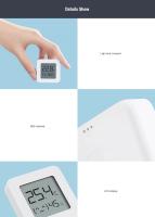 Termómetro Y Higrómetro Inteligente XIAOMI Mijia Bluetooth 2 Digital Control Remoto Con APP Mijia Compatible Con USB Magnético - details 6