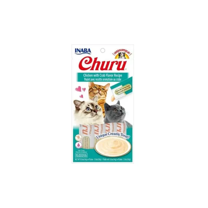 Churu Cat Receta De Pollo Con Cangrejo 4 X 14Gr - 1