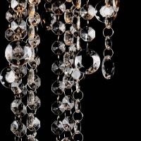 vidaXL Lámpara blanca colgante de metal con adornos de cristal - details 2
