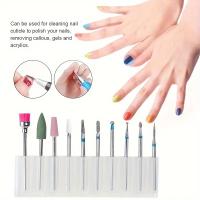 Kit De 10 Piezas De Brocas Para Uñas Eléctricas LULAA Accesorios Para Cutícula Herramientas De Archivo De Uñas Manicura Y Pedicura En Acero Inoxidable - details 7