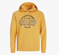Jack & Jones Pack 2 Sudaderas con capucha Hombre JJELOGO en color Pacific Coast y Honey Gold Logo estampado Moda Casual Informal ideal OTOÑO INVIERNO - details 6