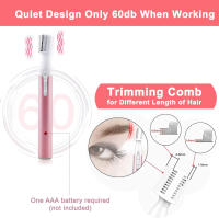 Recortadora de Vello Facial Sandalfon a Pilas - Elimina Sin Dolor - details 4