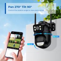 Cámara IP HD 6K 12MP WiFi Exterior Con Zoom 8X Tres Lentes Pantalla Doble PTZ Seguimiento Automático CCTV De Seguridad 6MP Monitoreo De Vigilancia - details 10