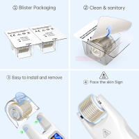 Hello Face Derma Roller G5 Bio Microneedling Con Terapia De Luz Roja Y Azul Y EMS Máquina Facial Para Regeneración De Cabello Y Barba - details 6