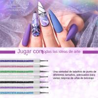 6/31Pcs Kit De Pinceles Para Arte De Uñas DianaBeauty Diseño De Pincel Para Pintura Dibujo Carving Puntada Flat Fan Liner Acrílico Gel UV Polvo De Uñas Herramientas De Manicura - details 11