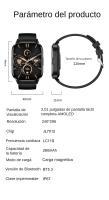 Reloj inteligente AMOLED de 2,01 pulgadas, llamadas por Bluetooth | Pago sin conexión | Monitoreo de salud | Compatible con iOS/Android - details 20