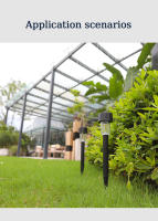 Lámpara Solar LED Para Jardín Decorativa Impermeable Iluminación De Paisaje Para Camino Patio Jardín Decoración De Césped - details 5