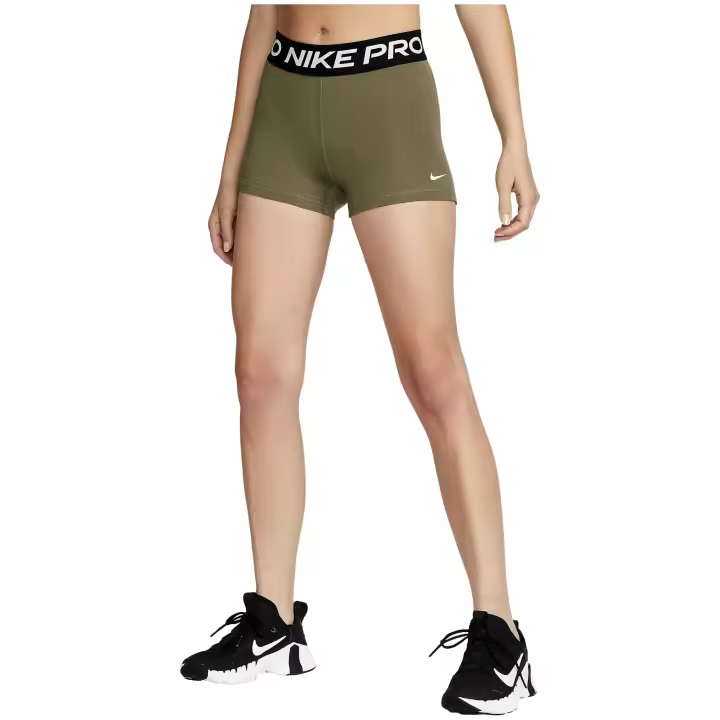 Malla Corta Nike Pro Para Mujer En Color Verde - 1