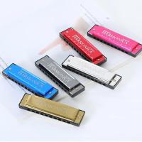 Harmonica Profesional Para Principiantes Con 10 Agujeros Y 20 Tonos En Color C Con Estuche Ideal Para Amantes De La Música Regalo De Navidad - details 2