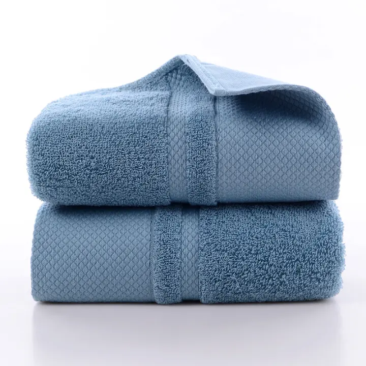 Juego De Toallas De Algodón Bordadas 3 Piezas 35x75cm 70x140cm Toallas De Baño Geométricas Para Mano Rostro Y Ducha Toallas De Baño - 1