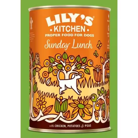Lily's Kitchen Pollo, Patatas Y Guisantes Lata Para Perros 6 X 400 Gr - 1