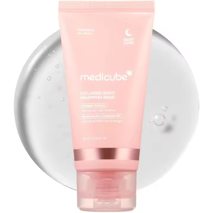 La mascarilla facial de colágeno Medicube Hydroquined reafirma, hidrata y renueva la piel mientras duermes - 1