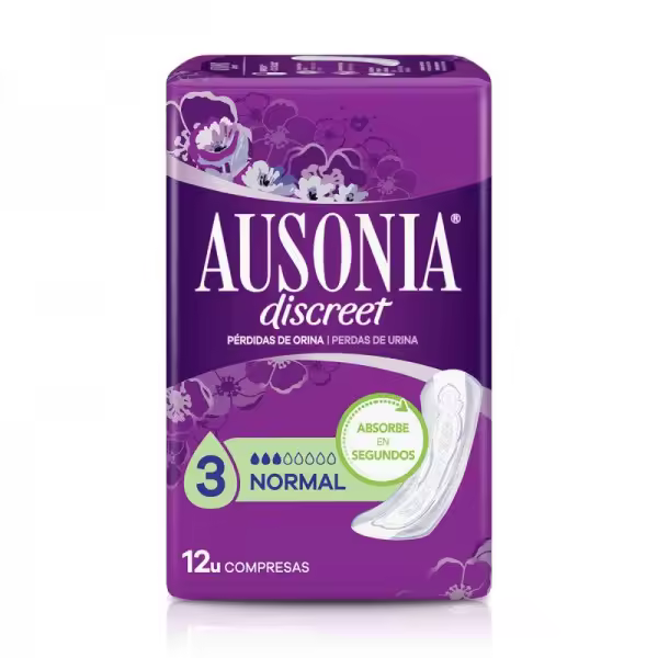 Ausonia Compresas Discreet 12 Normal - 1