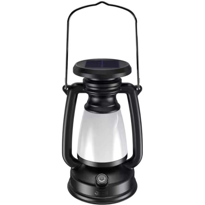 Lámpara De Camping Solar Portátil Impermeable Con Luz Retro De Caballo Iluminación Exterior Recargable Por USB Para Hogar Y Tienda - 1