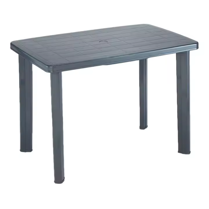 MESA RESINA FARETTO ANTRACITA 101x68 CM - 1
