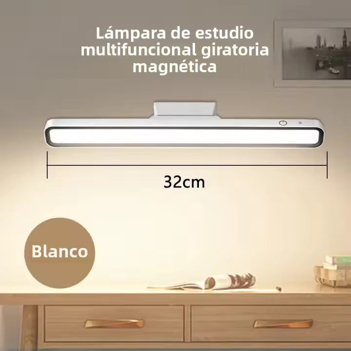 Lámpara De Escritorio LED Recargable USB Con Iluminación De Noche Magnética Para Dormitorio Luz De Lectura Creativa Regulable Por Toque Sin Dimensión Estepada - 1
