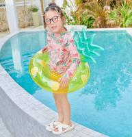 Anillo De Natación Con Sombrilla Para Bebé Flamingo De Rooxin Asiento Flotante Para Piscina Y Playa Estilo De Verano - details 15