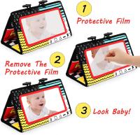 Espejo De Piso Para Bebés En Blanco Y Negro Juguete Sensorial Para Tiempo De Abdomen Desarrollo Montessori Juguete Para Crawl 6-12 Meses - details 4