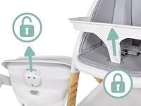 Twinly –Trona Evolutiva Bebé Set con hamaca 5 en 1: Hamaquita, Torre de Aprendizaje, Silla ALAIA - details 5