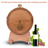 Barrel De Madera De Oso Para Vino De 3L Vintage Dispensador De Licor Para Whiskey Bourbon Tequila Ecológico Y Stockado - details 2