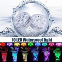 Luz LED sumergible, iluminación LED RGB multicolor impermeable con controles remotos, luces subacuáticas IP68 - details 0