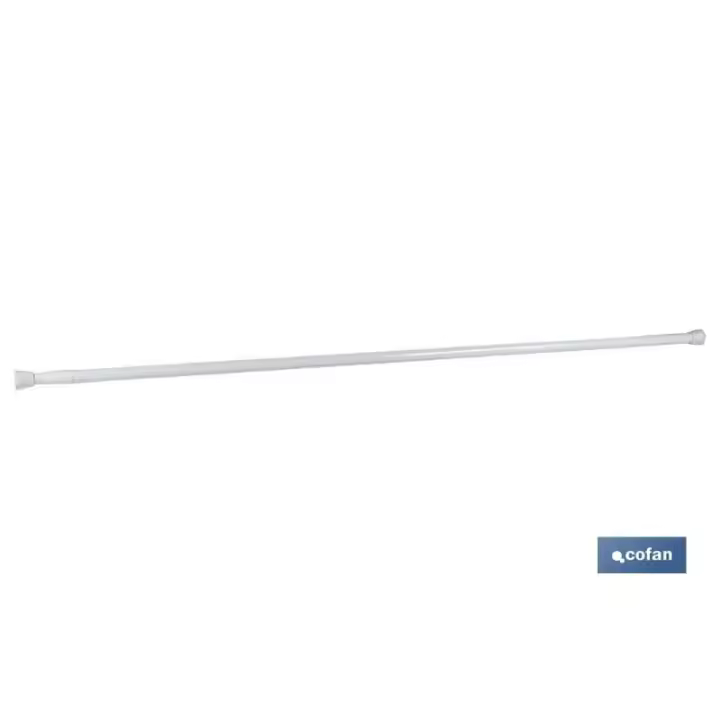 Barra cortina extensible (presión)  white 61-91 cm - 1