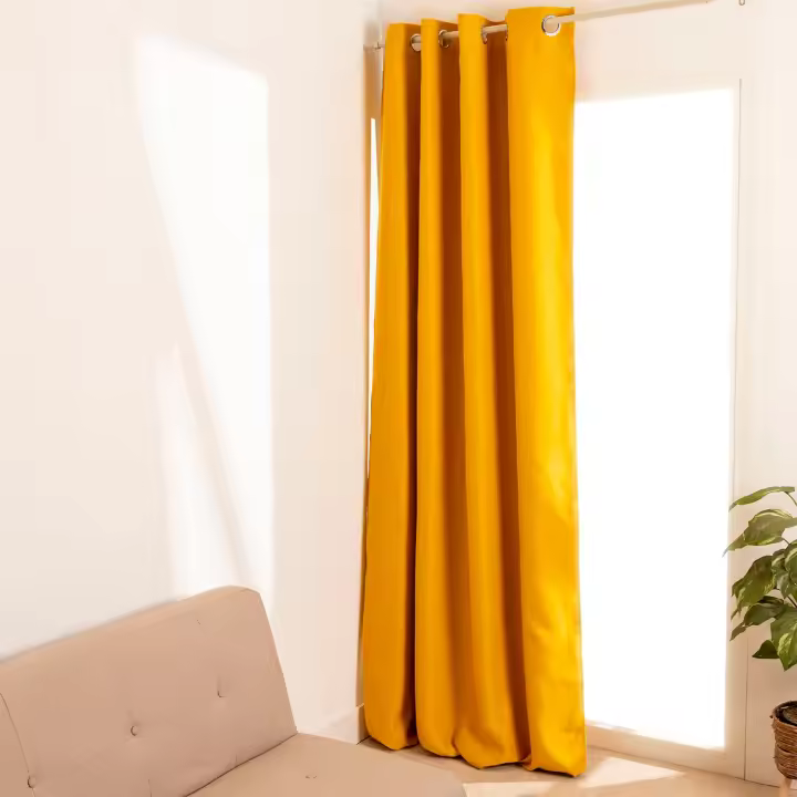 Cortina Black Out Amarillo - 1