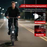 Bicicleta eléctrica urbana GE5 plegable, 720 Wh, 48 V, 15 Ah, autonomía de 100 km. Motor trasero, 25 km/h, hasta 100 km. Bicicleta eléctrica para hombre/mujer. - details 3