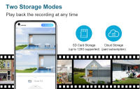 Cámara De Seguridad IP Exterior Inalámbrica 6K 12MP Con Doble Lente Y Sensor Solar WiFi Monitorización Con Batería Y Detección De Movimiento PIR - details 15
