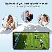 Cámara IP ABUNTU 15MP 8K Con Zoom 10X Doble Lente Doble Pantalla 5G Wifi Cámara De Seguridad Exterior Vía Pública Regalo De Navidad - details 14