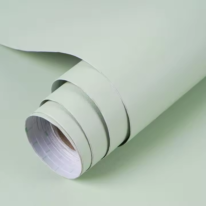 Papel Tapiz Mate De Color Sólido DIY Autoadhesivo Decoración De Habitaciones Sala De Estar Dormitorio Fondo De TV Para Muebles Antiguos Resistente Al Agua Película Impermeable - 1