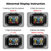 Sistema De Monitoreo De Presión De Neumáticos Para Coche Con Alarma De Seguridad Automática Y 4 Sensores Externos Wireless Mini TPMS USB - details 9