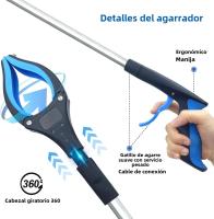 Extensor De Mano Plegable Para Recoger Basura Herramientas De Limpieza Colapsables Gancho Para Lanzar Basura Herramientas Prácticas Para Ancianos - details 2