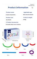 Puzzle De Madera Divertido Juego Educativo Para Niños Empaque Portátil Aprendizaje Cognitivo Temprano Consciencia De Colores Formas Y Vida Regalo Para Niños - details 9