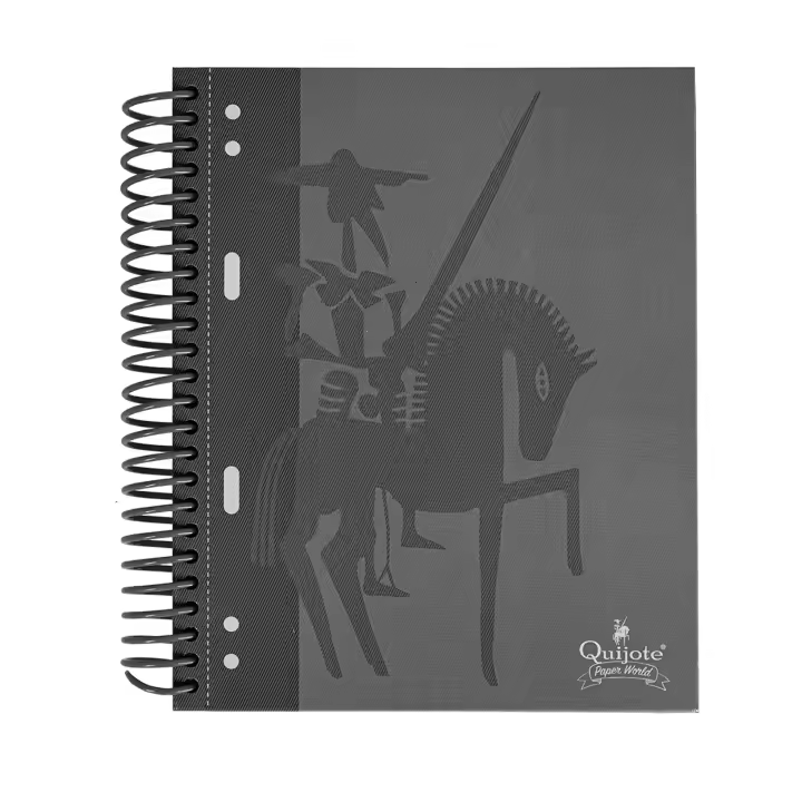 Quijote Paper World Cuaderno A5 Flúor Tapa Cartón Forrado - 1