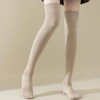 Medias Largas De Invierno Para Mujer Calientes Y Gruesas Medias Altas Terciadas Moda JK Lolita Colores Sólidos Talla Única - details 19