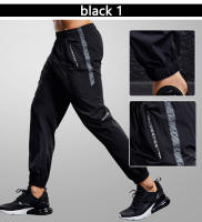 Pantalones Deportivos Para Hombre Con Bolsillos Y Cierre De Cremallera Pantalones De Correr Y Entrenamiento De Secado Rápido Fitness Casuales - details 3