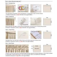 Cortina De Tela Gauze Boho Bordada 1pc Protección Solar Y Transpirable Para Decoración De Sala De Estar Y Dormitorio - details 3