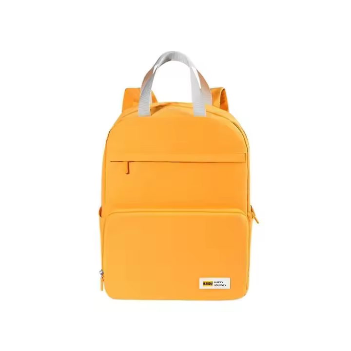 Mochila Impermeable De Gran Capacidad Para hombre y mujer, morral Antirrobo De Color Sólido, Viaje Plegable, Para Uso Diario, Amarillo - 1