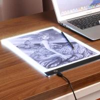Mesa De Luz LED A5 Para Pintura De Diamantes Y Arte Trazado Caja De Luz Digital Con Ajuste De Tres Niveles Para Tablas De Dibujo - details 1