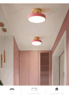 Lámpara De Techo LED Macaron Moderna Para Pasillo Aisles Corredor Escaleras Foyer Balcón Dormitorio Baño Iluminación Interior Fijación Self-Contained Incluye Bombillas - details 21