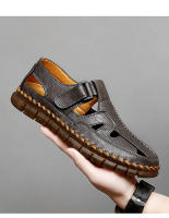 Zapatos De Hombre Hechos a Mano Casual Transpirables De Cuero Suede Antideslizantes Para Exterior Y Caminar En Venta Caliente - details 9