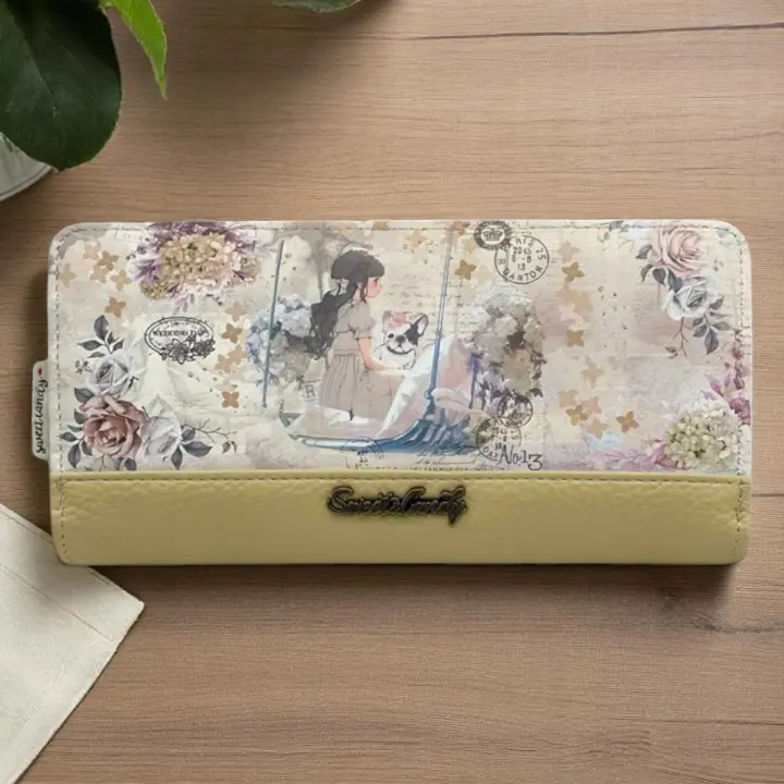 Cartera Mujer Sweet & Candy Bags con Tarjetero Extraíble, Diseño Romántico – Varios Estampados - 19.5 x 10 x 4 cm - C-343 - 1